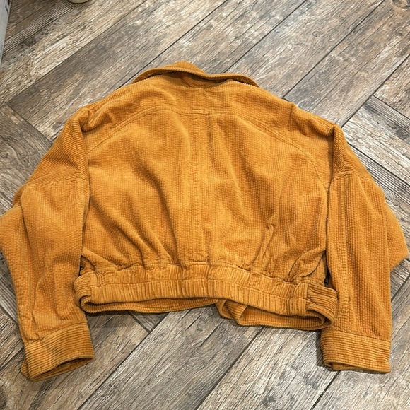 Free People Slouchy Dolman Moto Jacket Caramel medium - Picture 7 of 7